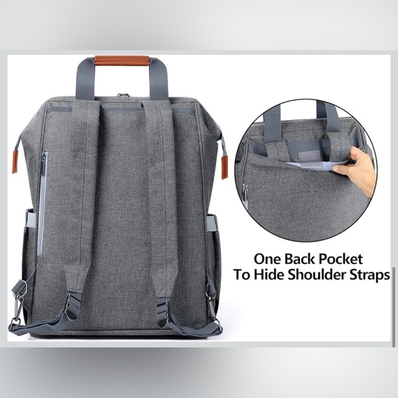 LUXJA Breast Pump Bag with Compartments for Cooler Bag Breast Pump Backpack - Picture 6 of 17